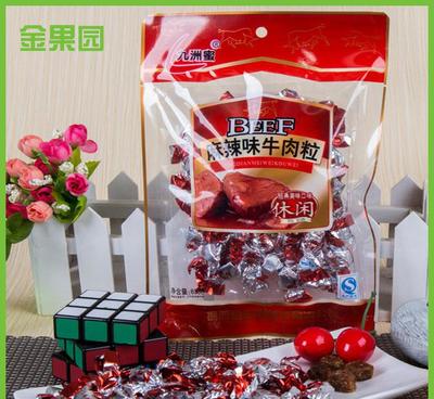 九州蜜 休閑食品麻辣味82克牛肉粒 多種口味休閑小吃
